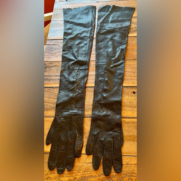 Vintage Real Kid leather opera gloves -made in France - Picture 2 of 4
